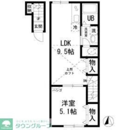 リオン・ドールの物件間取画像